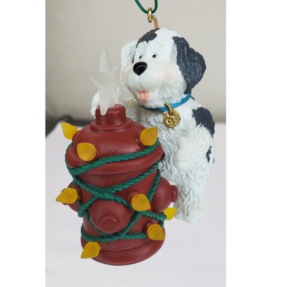 Vintage Hallmark Keepsake Ornament Magic Series Dog's Best Friend (Lighted) 1993 - Picture 5 of 10